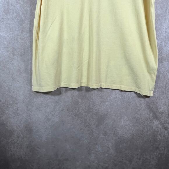 Southern Tide Beachside Polo Shirt Mens 2XL Yellow Trim Fit Short Sleeves Preppy - Picture 5 of 10